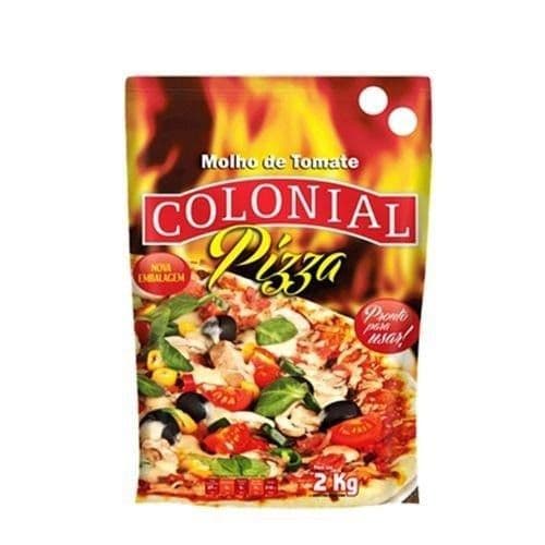 Molho de Tomate Pizza Colonial 2Kg - 6 Unidades